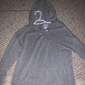 Grey hoodie